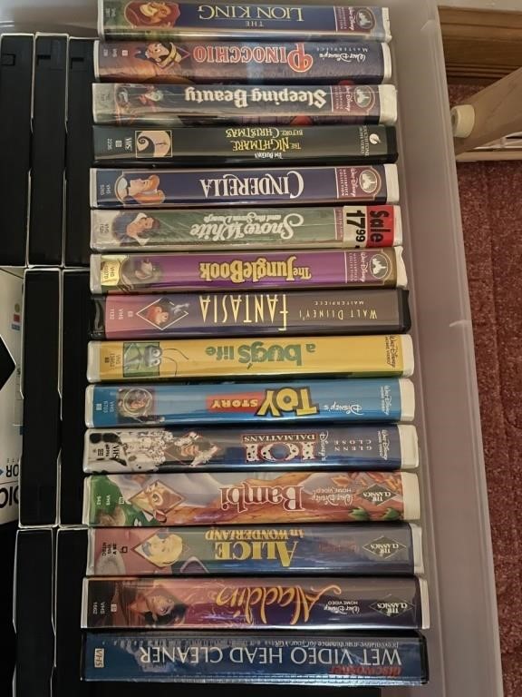 DISNEY VHS VIDEO TAPES