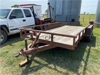 16' Bumper Pull Tandem Axle Utility Trailer