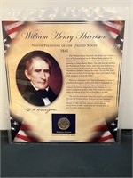 William Henry Harrison Dollar & Stamp Collection