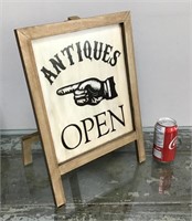 Small A-frame Antique sign