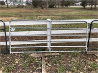 10 FT 6 BAR GALVANIZED GATE (Preview/Pick Up: 595