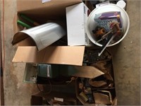 4 Containers- Trimmers, Garden Supplies, Hardware
