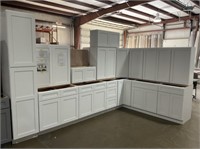 36" Arcadia White Kitchen 15 Piece