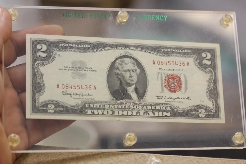 Uncirculated Red Seal $2.00 Note