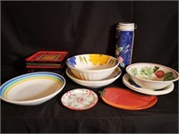 Hand-Painted Plates & Bowls & More