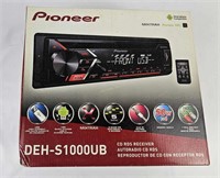 Pioneer Car Cd Receiver W/ Remote Bluetooth