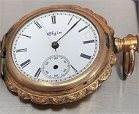 Tested 14 KT Gold Elgin Pocket Watch, serial no ,