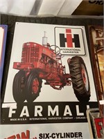farmall international harvester Metal sign