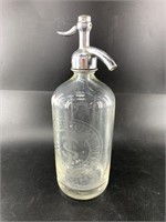 Antique Teddy's Seltzer Works seltzer bottle with