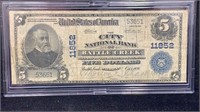 National Currency: 1902 Large $5 National Note