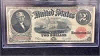 Currency: 1917 $2 Large Red Seal Treasury Note
