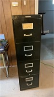 4-Drawer file cabinet no key. Fair condition