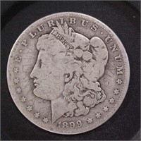 US Coins 1899-O Morgan Silver Dollar, Circulated