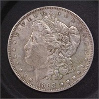 US Coins 1898 Morgan Silver Dollar, Circulated
