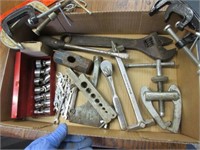 box flat of tools (mac sockets -tiny wrenches-etc)