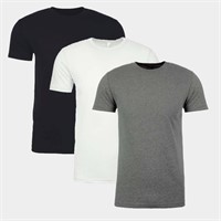 3 PACK GEMINI COTTON T-SHIRTS ASSORTED COLORS, S