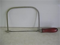 12.5" Vintage Wood Handled Coping Saw