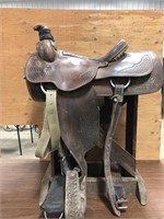 15" Mike Bears Rope Saddle