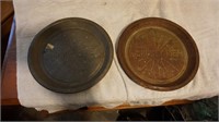 Set of Two Vintage Crusty Pie Pans