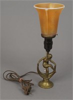 Vintage Brass Desk - Side Table Lamp