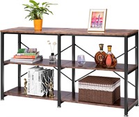 $180 55 Inch 3-Tier Console Table