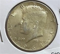 1964 Kennedy Half Dollar Silver