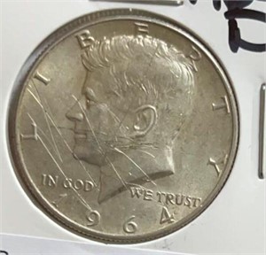 1964D Kennedy Half Dollar Silver