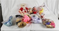 Lot Of Plushes - Snoopy, Nascar, Coke Bear & More