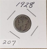1928P Mercury Dime