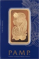 PAMP SUISSE FORTUNA 50 GRAM FINE GOLD BAR