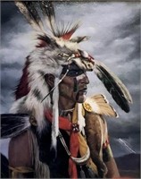 Native American Giclee On Canvas