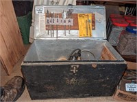 Carpenter tool box w/Contents