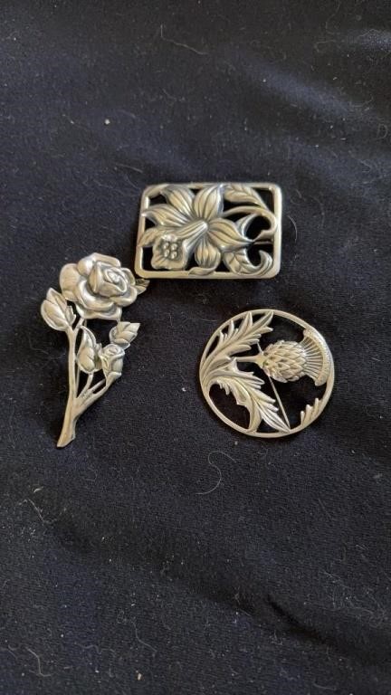 Sterling pins