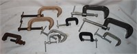 C Clamps: 4)3", 2)2", 3)1",…