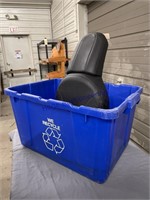 MOTORCYCLE SEAT IN  BLUE TUB