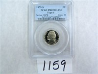 (10) 1979-S Five Cents Type 1 PCGS Graded PR69 DC