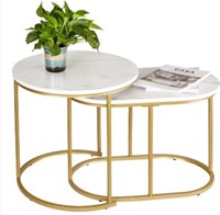 Sogesfurniture 2 Piece Round Side Table Coffee