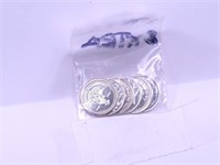 6 Silver Coins 6 Grams of Silver