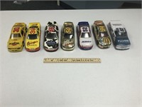 7 Die Cast Nascar Model Cars