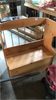 Wooden toy box