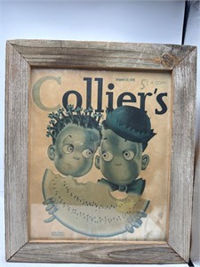 Framed colliers print