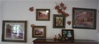 Collection of Rustic Photos, Wall Art, & Figurines
