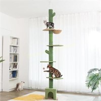 Cat Tree Tower  Adjustable 82-108 Inches