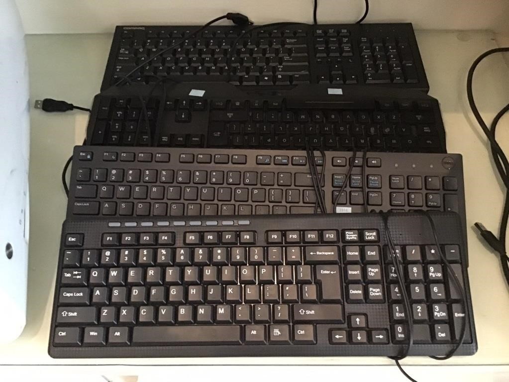 ASSORTED COMPUTER KEYBOARDS