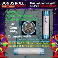 1-5 FREE BU Nickel rolls with win of this 1974-p S