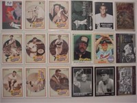 72 diff. HOF & Stars baseball cards