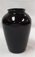 Black Amethyst 6.5" Blown Glass Vase