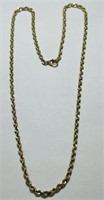 10KT YELLOW GOLD 2.70 GRS 18INCH ROPE CHAIN