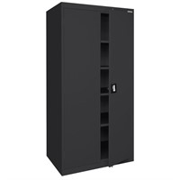 5-Shelf Steel Recess Handle Storage Cabinet