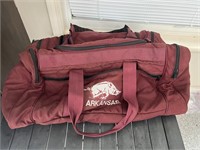 Dark Red Razorback Duffel Bag